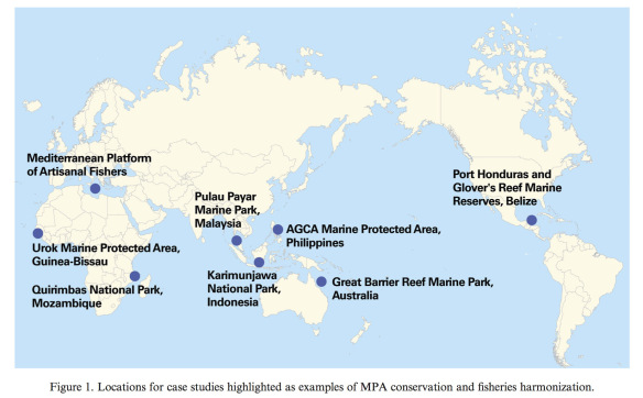 Map of MPA sites